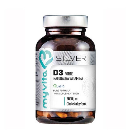 MyVita, Silver, Vitamina D3 Forte, 120 capsule