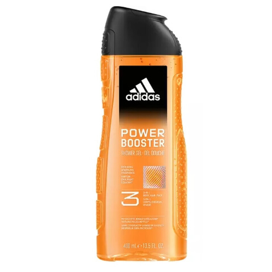 Adidas bărbați, Power Booster el duș, 400 ml