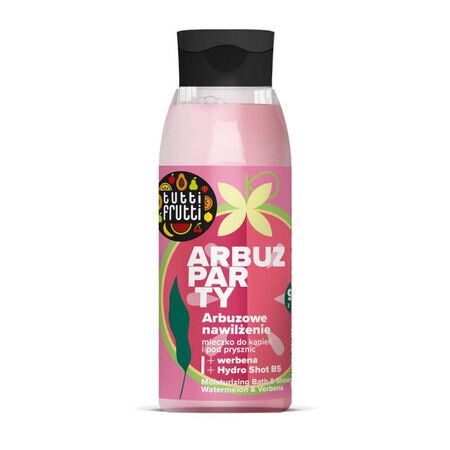 Farmona Tutti Frutti Feuchtigkeitslotion für Bad und Dusche Wassermelone und Eisenkraut + Hydro Shot B5, 400ml