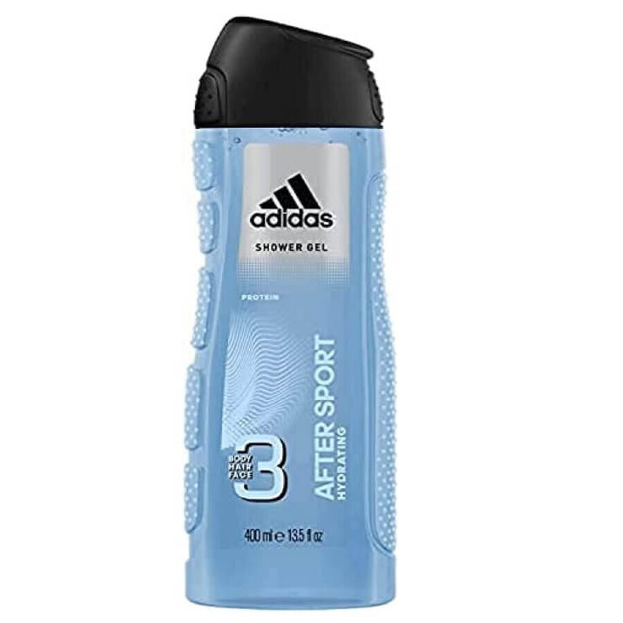 Gel de ducha Adidas After Sport para hombre, 400 ml