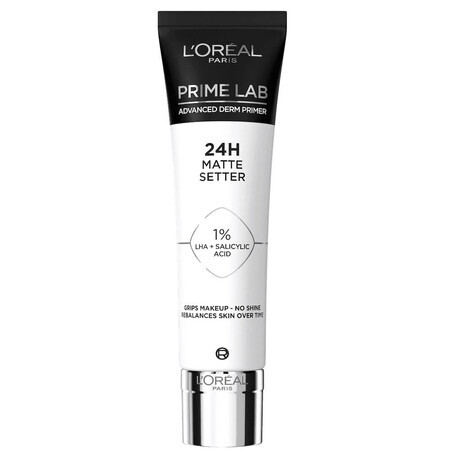 Baza de machiaj matifiantă L Oreal Paris Prime Lab 24h, 30ml