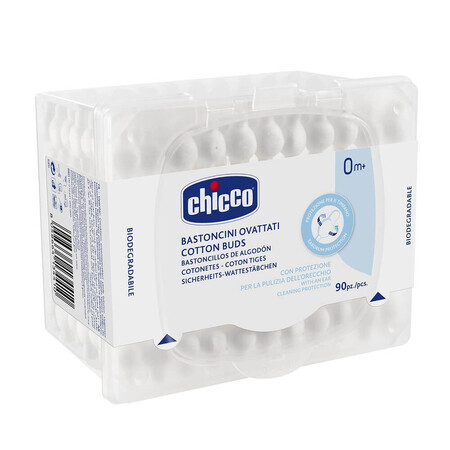 Chicco EarSticks 0m+, 90 pezzi