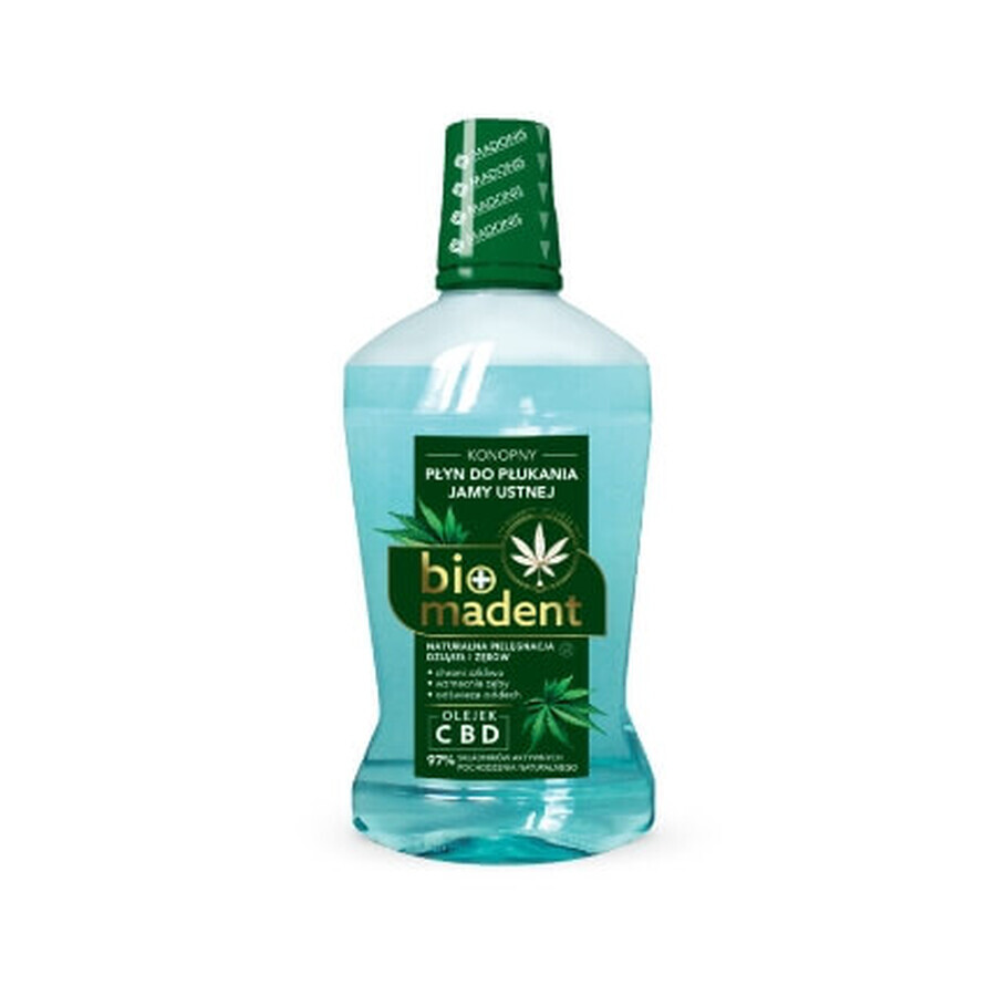 Bio Madent, Apă de gură cu cânepă, 500 ml