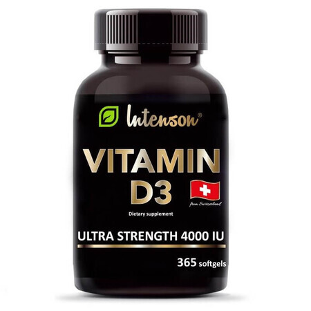 Intenson Vitamina D3 4000 UI, 365 capsule