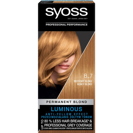 Syoss Color Permanente Color Cera 8_7 Rubio Miel