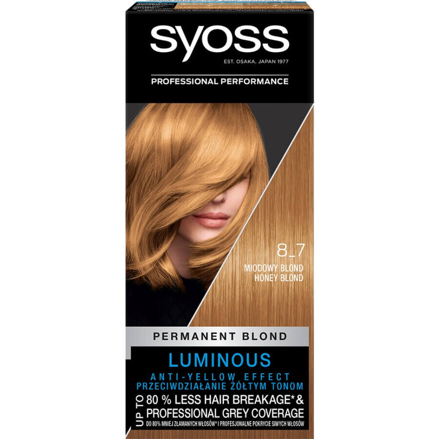 Syoss Color Permanente Color Cera 8_7 Rubio Miel