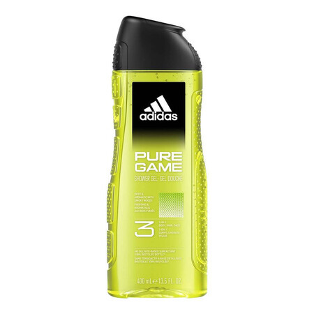 Gel douche Adidas Pure Game pour homme, 400ml