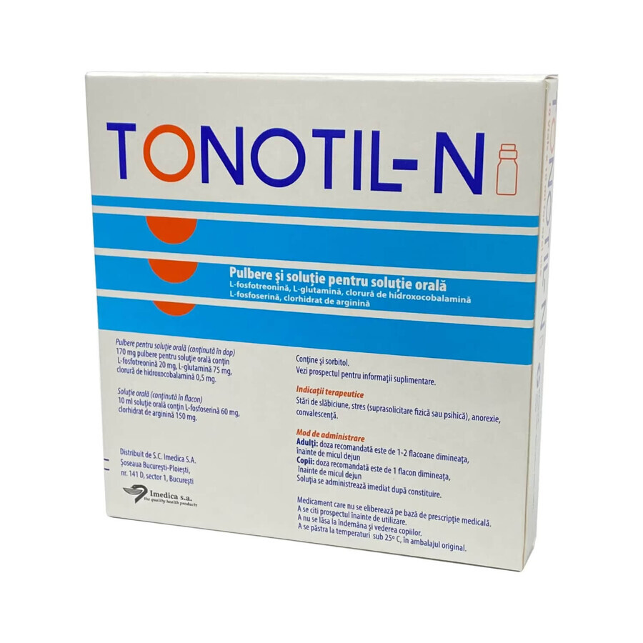 Tonotil-N, 10 flacoane buvabile, Vianex SA recenzii