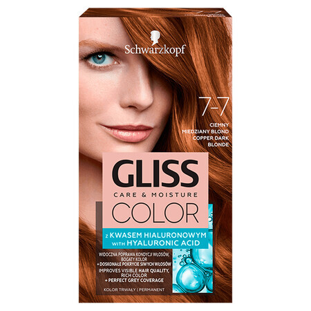 Schwarzkopf Gliss Color Wax Colour cu acid hialuronic Blond cupru închis 7-7