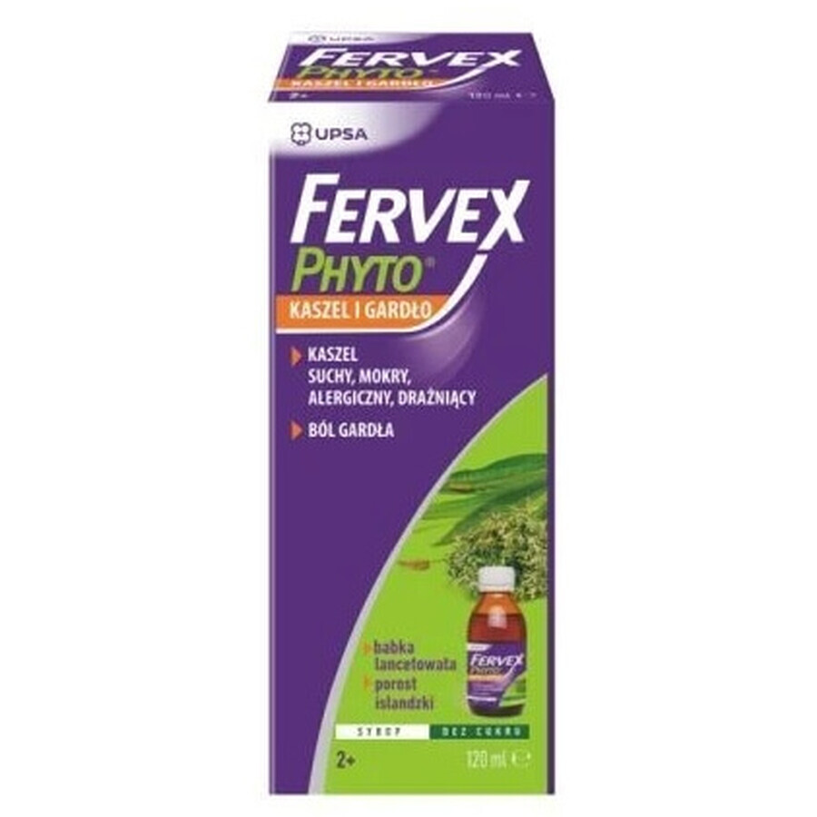 Fervex Phyto Hoest en Gardo Hoestsiroop 120 ml