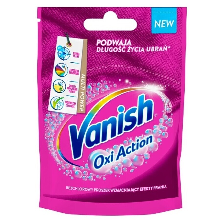 Vanish demachiant pentru țesături colorate Oxi Action Pink pentru culoare 30 g