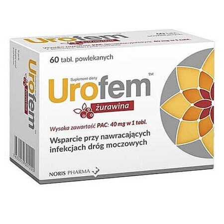 Urofem uravin, 60 comprimidos