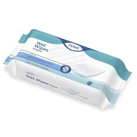 Tena Wet Wipes Original, șervețele umede, 80 buc