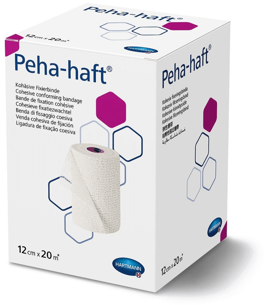 Bandaj elastic de fixare Peha-Haft, 12 cm x 20 m, Hartmann