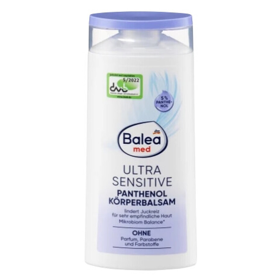 Balea, MED Ultra Sensitive, Lait corporel au panthénol, 250ml