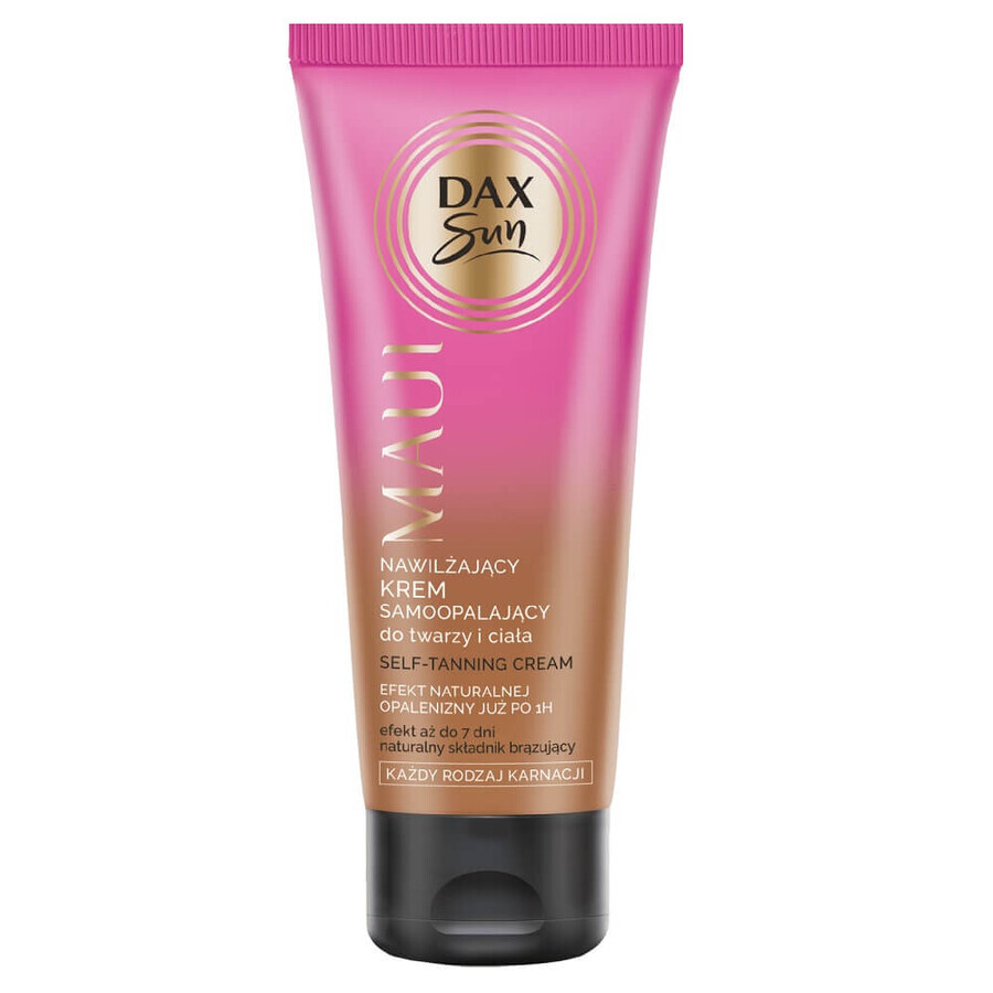 Dax Sun Cremă hidratantă autobronzantă pentru față și corp Maui, 75ml