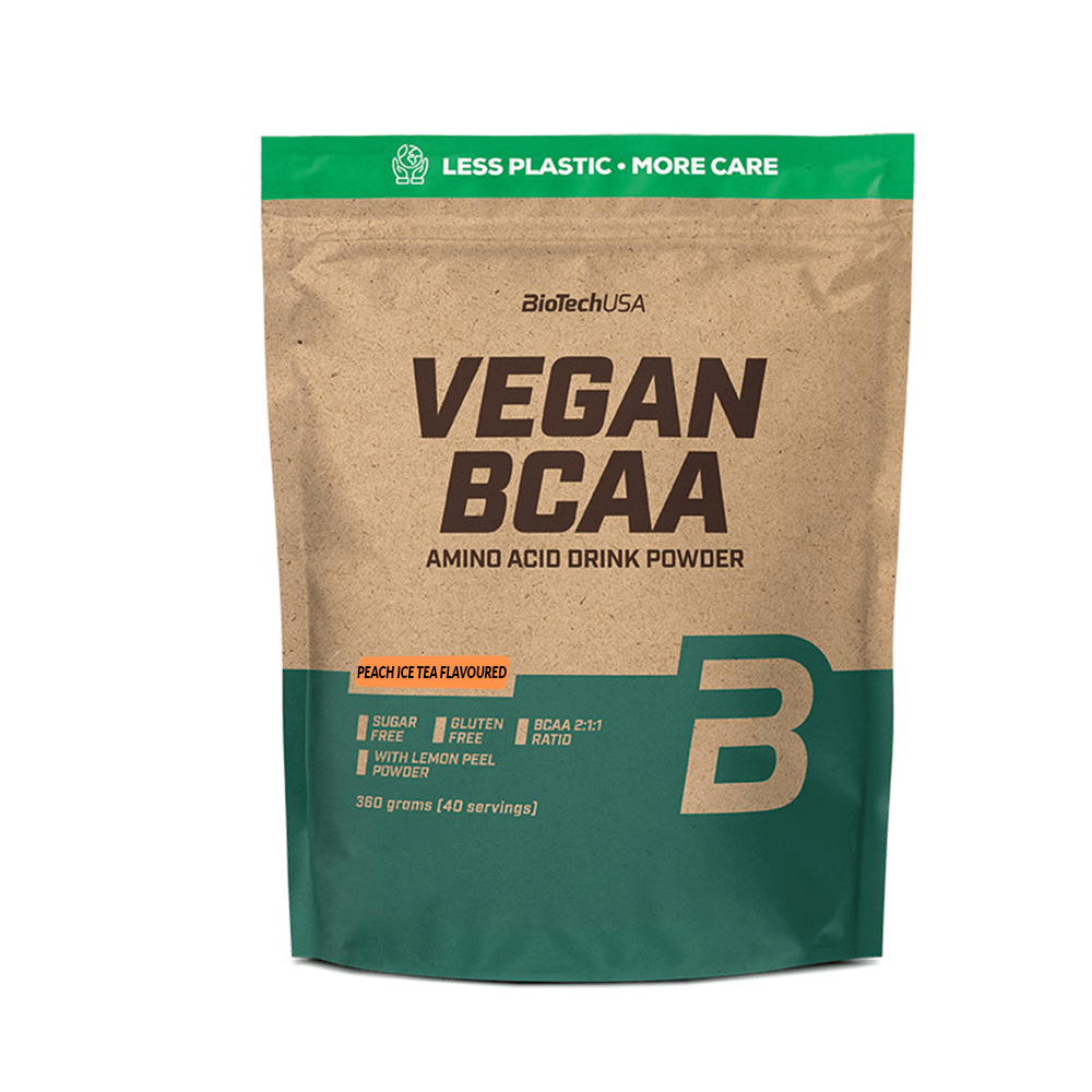 Vegan BCAA Peach Ice Tea, 360 grame, BioTechUSA Vitamine si suplimente
