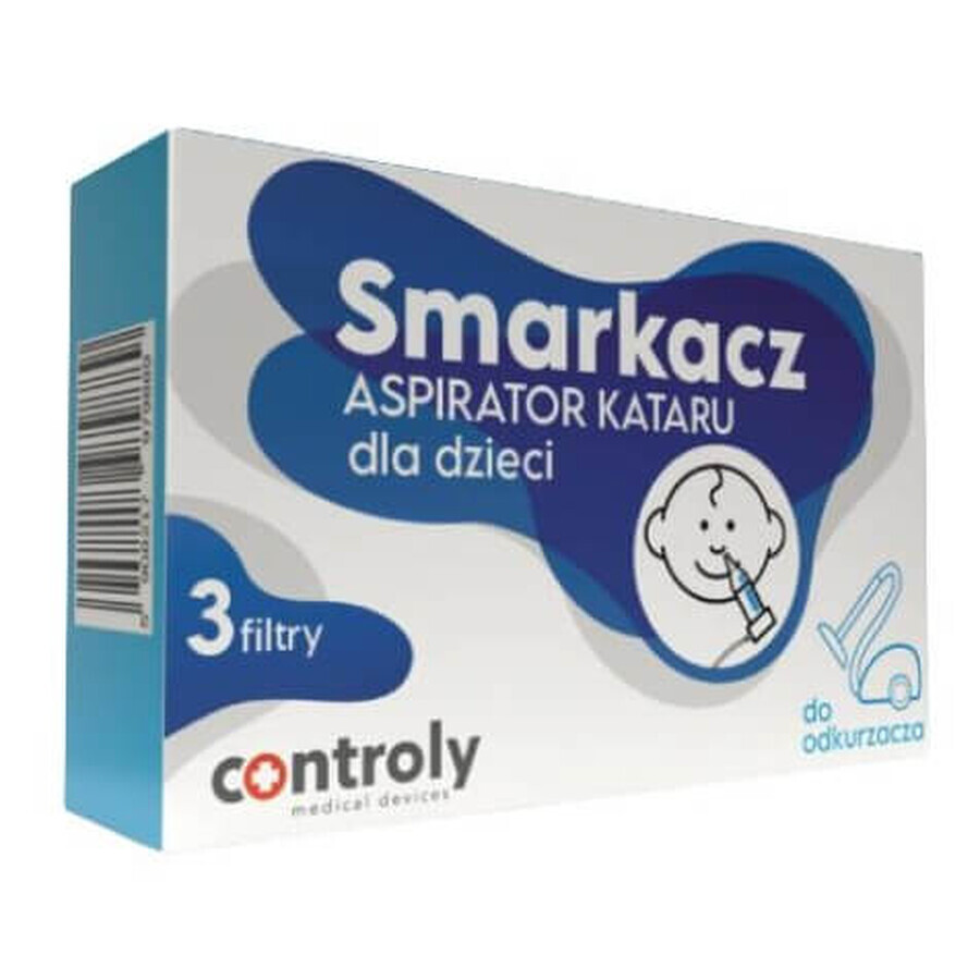 Controly Snot Nose Aspirator pentru copii, 1 bucată - Durată lungă de viață!