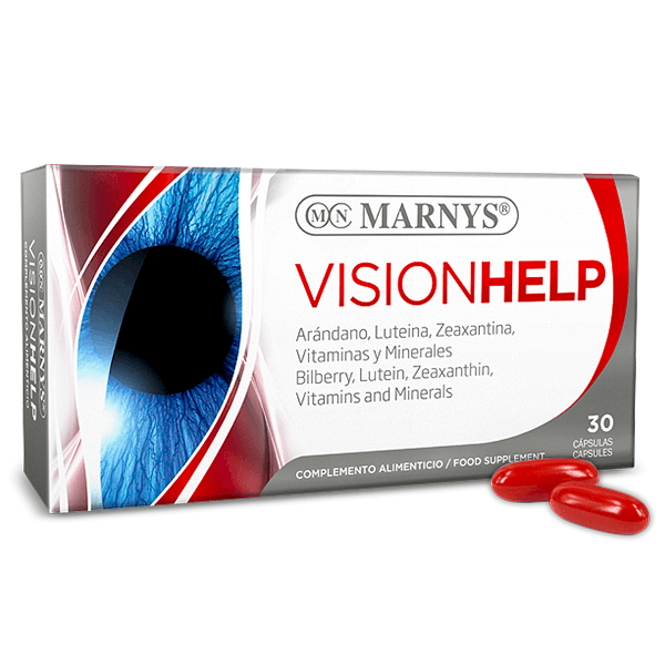 Visionhelp cu Luteină + Zeaxanthină + Beta-Caroten, 30 capsule, Marnys