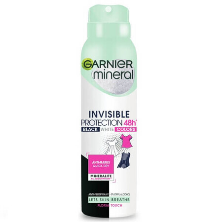 Garnier Mineral Invisible Protection Antitranspirant Spray, 150ml