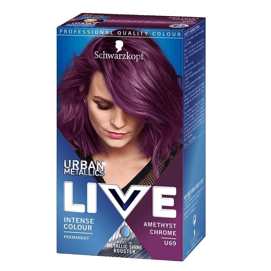 Schwarzkopf Live Urban Urban Metallic Wax Colour U69 Amethyst Chrome