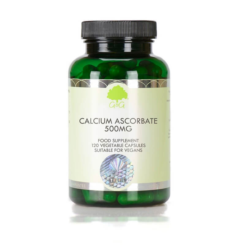 Vitamina C Ascorbat de Calciu 550mg, 120 capsule, G&G Mama-si-copilul 2022