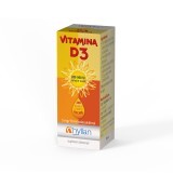 Vitamina D3 picaturi, 10 ml, Hyllan