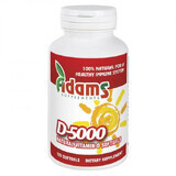 Vitamina D-5000, 120 capsule, Adams Vision