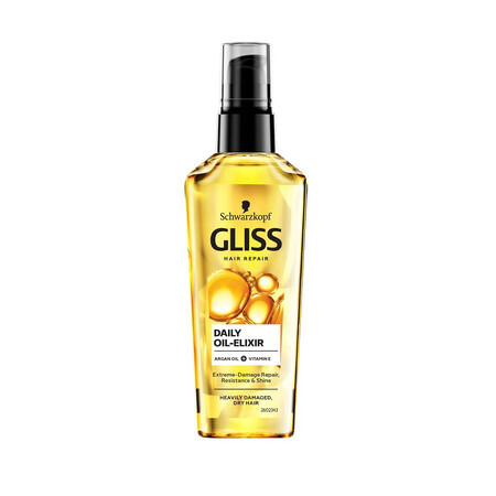 Schwarzkopf Gliss Daily Oil-Elixir Ulei de ceară Elixir, 75ml