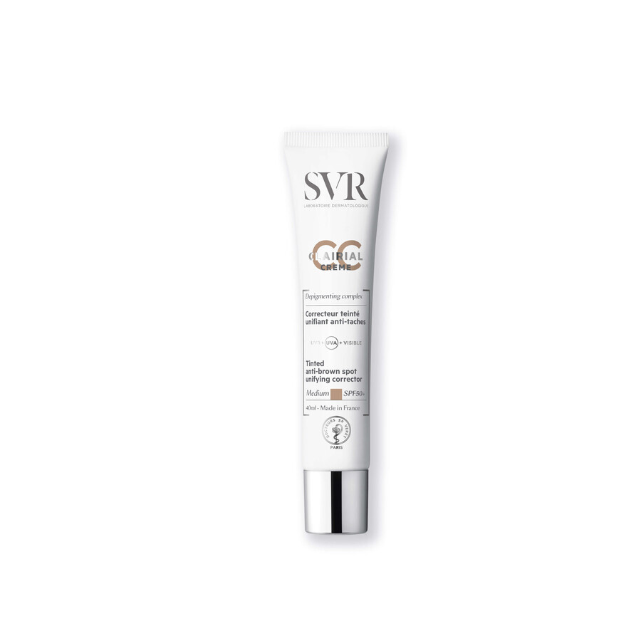 SVR Clairial CC SPF50 Medium CC crème voor hyperpigmentatie 40ml