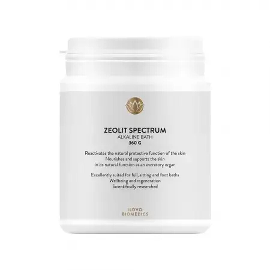 Zeolit Spectrum sare de baie alcalina, 360 g, Novo Biomedics