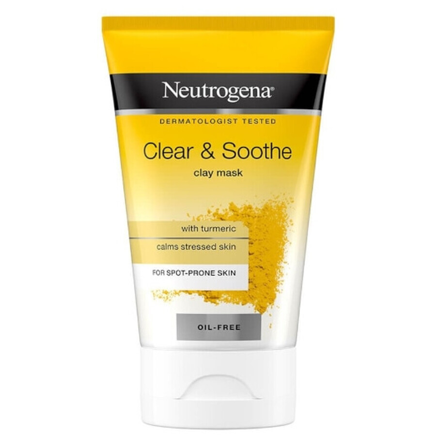 Neutrogena Clear amp Turmeric Clay Face Mask 50ml