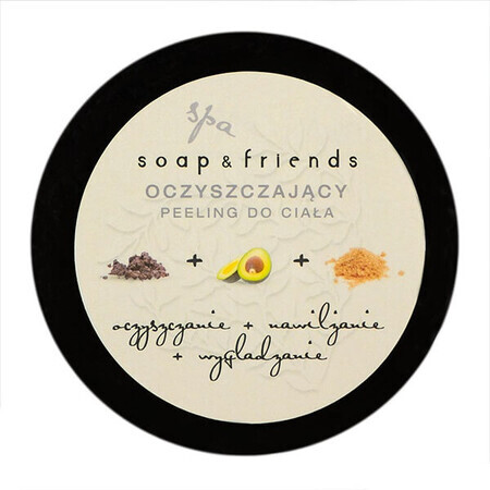 Soap amp; Friends Torf Körperpeeling 200ml