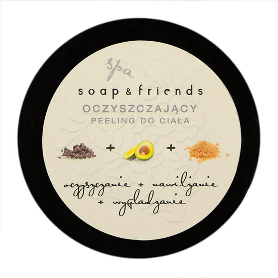 Soap amp; Friends Torf Körperpeeling 200ml