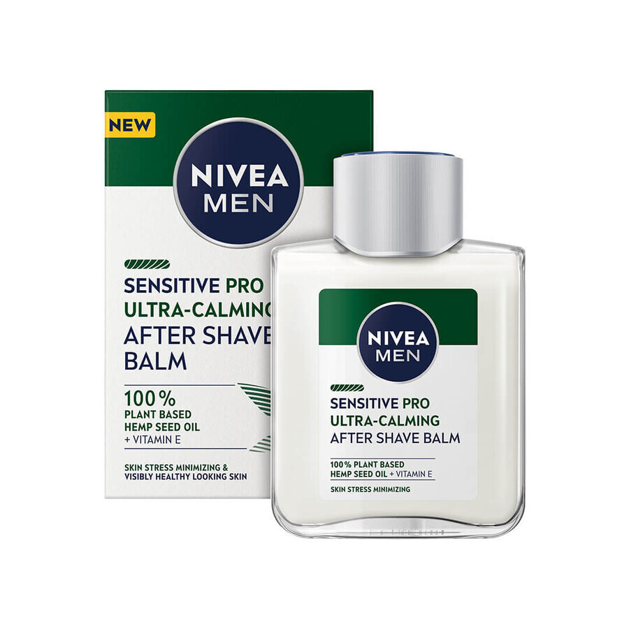 Nivea Men Sensitive Pro Baume après-rasage ultra calmant à l'huile de chanvre, 100ml