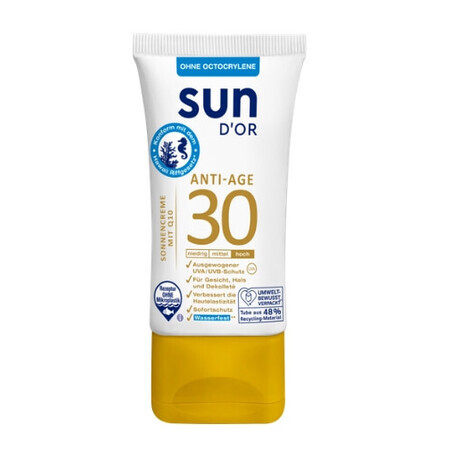 Sun d Or, Cremă de față anti-îmbătrânire SPF30, 50 ml