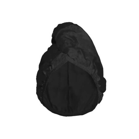 Glov Eco-friendly Sport turban-wax black towel (serviette noire cirée)