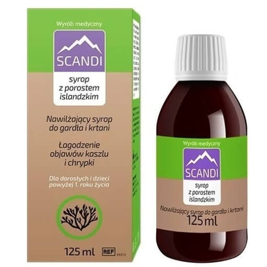 Scandi, sirop de lichen islandez, 125ml