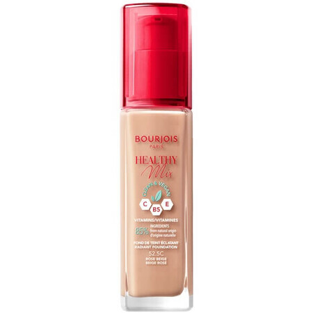 Bourjois Healthy Mix Clean Foundation 52.5 Rose Beige, 30ml