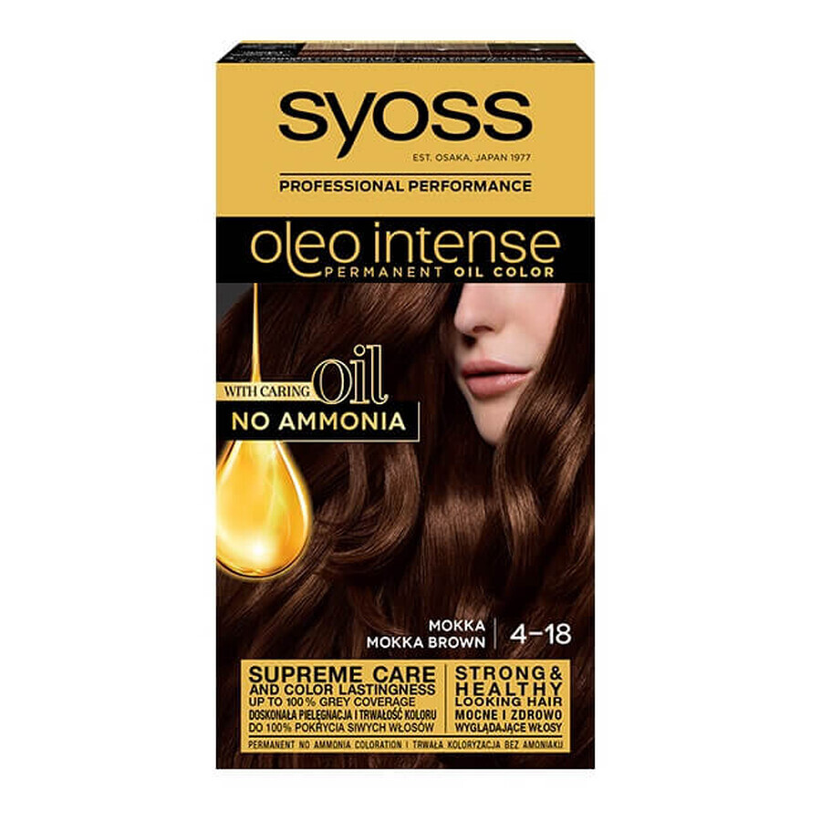 Syoss Oleo Intense Hair Color Mokka 4-18