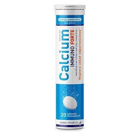 Calcium Immuno Forte, 20 effervescent tablets