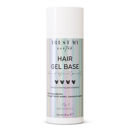 Trust My Sister Hair Gel Base pentru ceară de porozitate diferită, 100ml