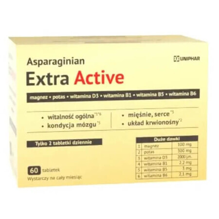 Asparaginian Extra Active, 60 compresse