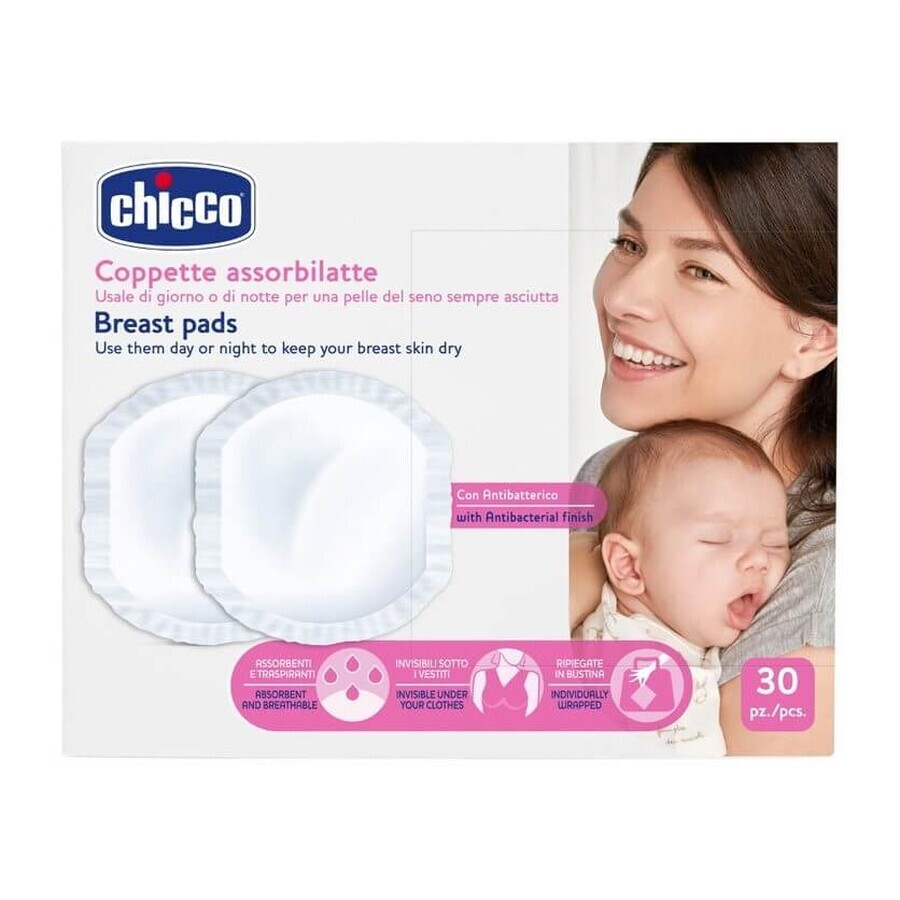 Tampoane pentru sân Chicco Tampoane pentru sân, 30 unități