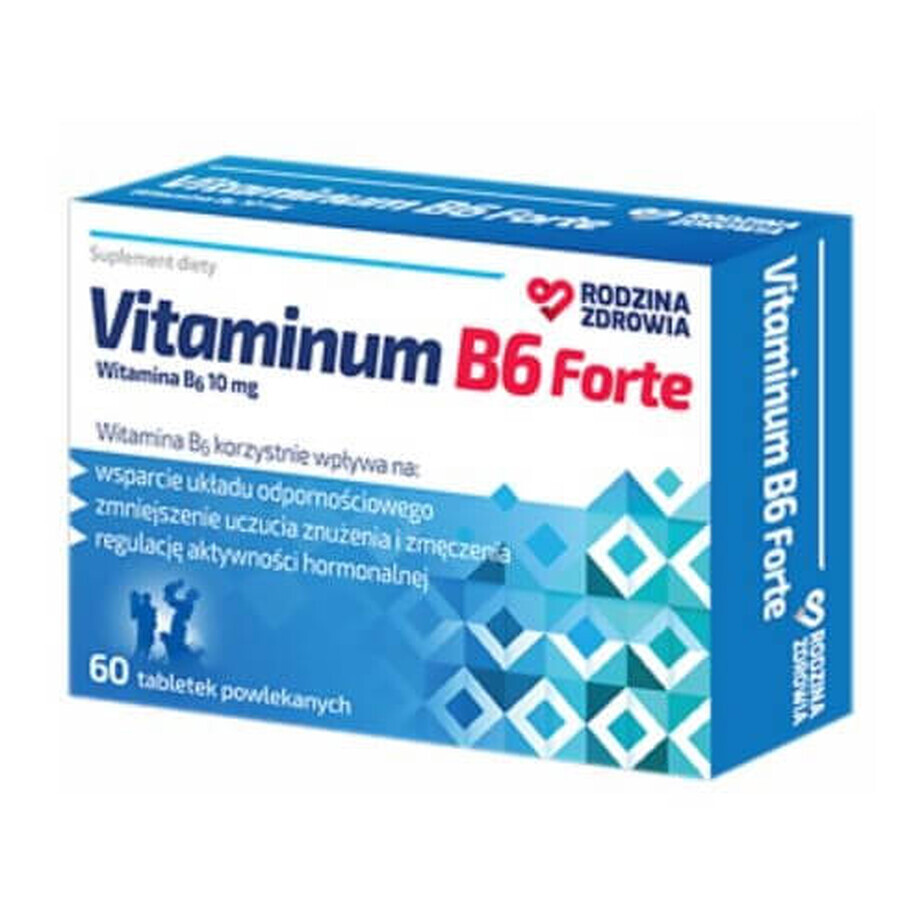 Family Health Vitaminum B6 Forte, 60 comprimate