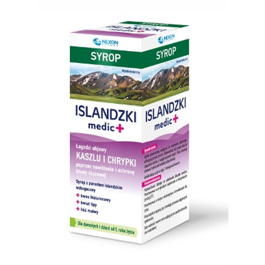 Sirop, Icelandic medic+, sirop, 125 ml - Termen lung de valabilitate!