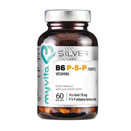 MyVita Silver, Vitamine B6 P-5-P Forte, 60 gélules