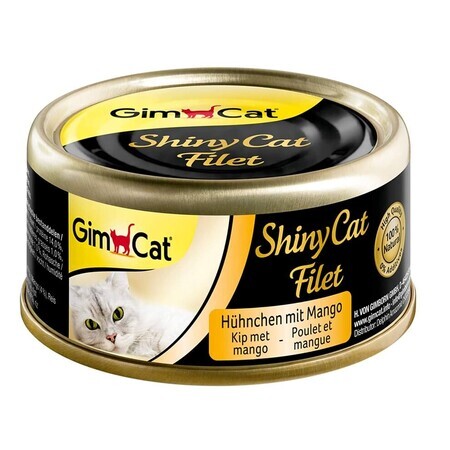 GimCat, Shinycat, Filet de poulet à la mangue, 70g