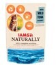 Iams, Naturally, Comida h&#250;meda para gatos, t&#250;nica en salsa, 85g