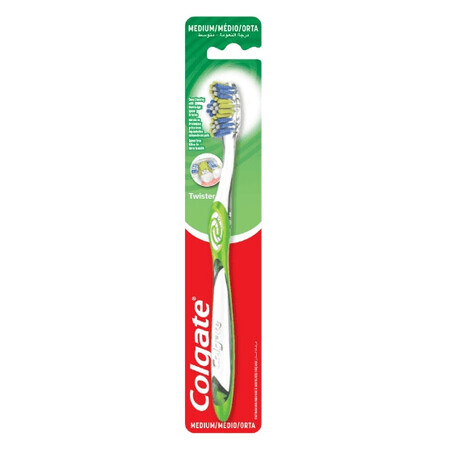 Colgate, Twister medio, spazzolino da denti, 1 pz.